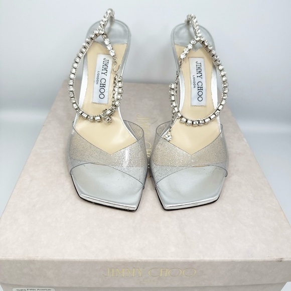 Jimmy Choo
Women's Saeda 100 Embellished High Heel Sandals - Picture 10 of 10